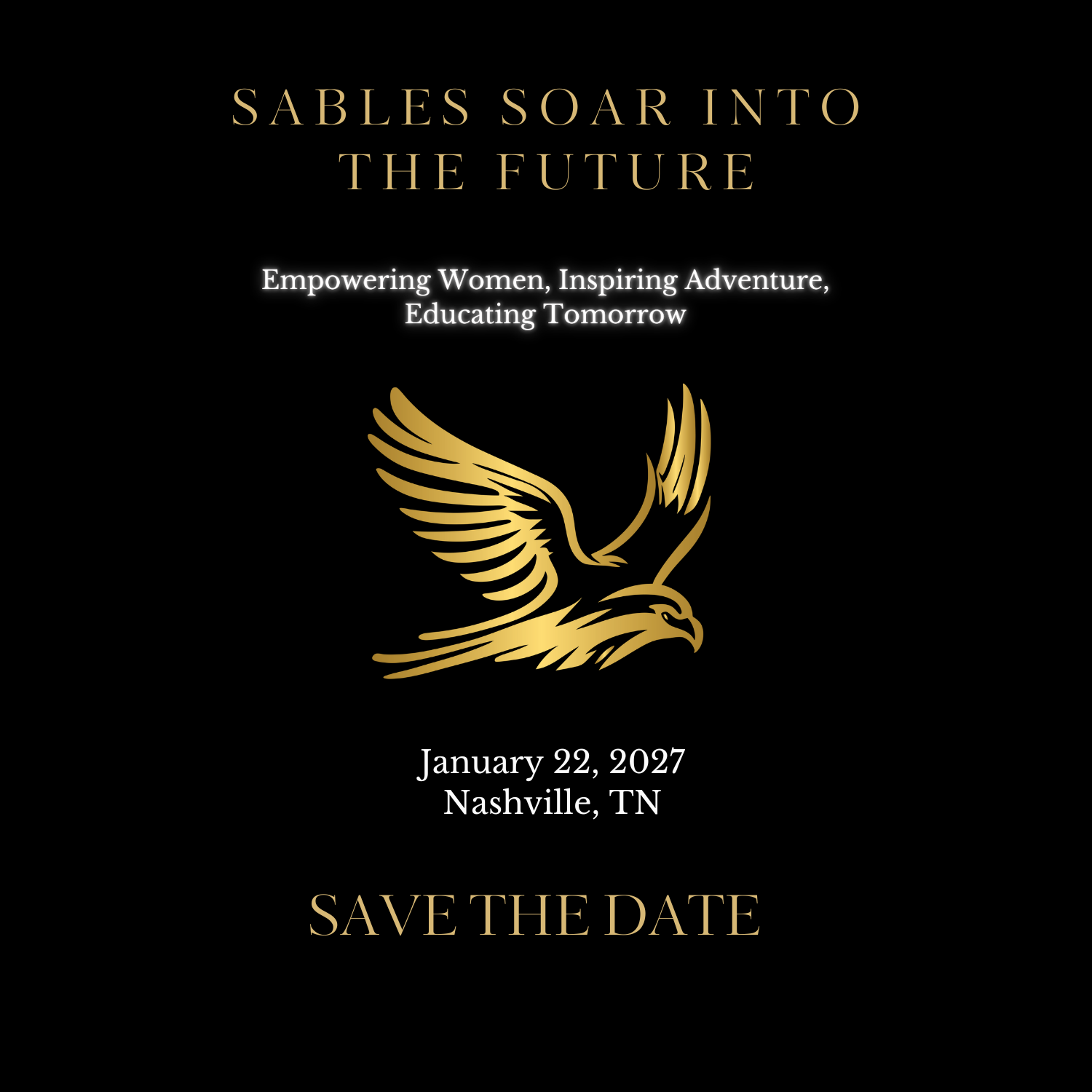 Save the Date — Sables Brunch 2027, Nashville