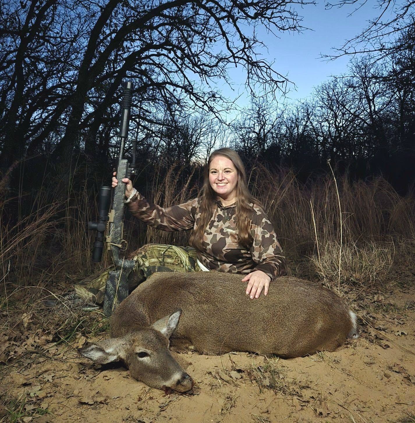 Amy Downey, Fort Worth Sables treasurer, outdoors hunting